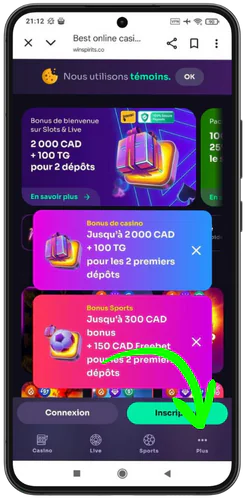 Casino WinSpirit Visiter le site Web