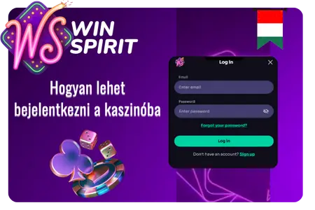 A WinSpirit kaszinó bejelentkezési portálja hitelesíti