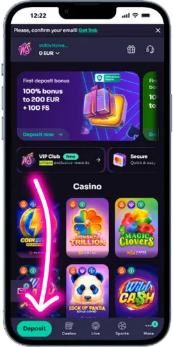 Bejelentkezés WinSpirit fiókba