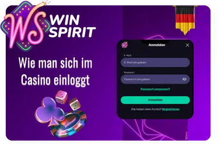 Das WinSpirit-Casino-Anmeldeportal authentifiziert sich